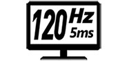 120Hz, 5ms Panel