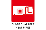 Close Quarters Heat Pipe Cooling